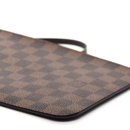 Louis Vuitton Damier Ebene Neverfull MM GM Pochette Rose Ballerine 7 of 10
