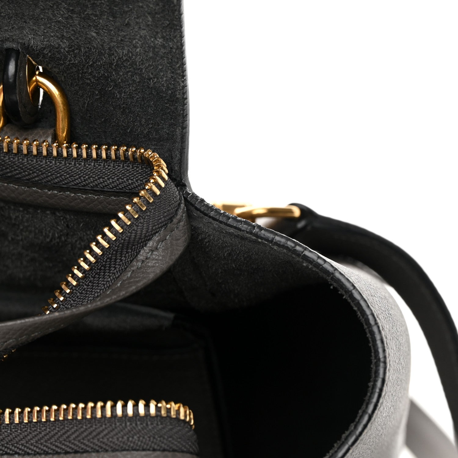 Celine Baby Grained Calfskin Micro Belt Bag Grey 13 of 18
