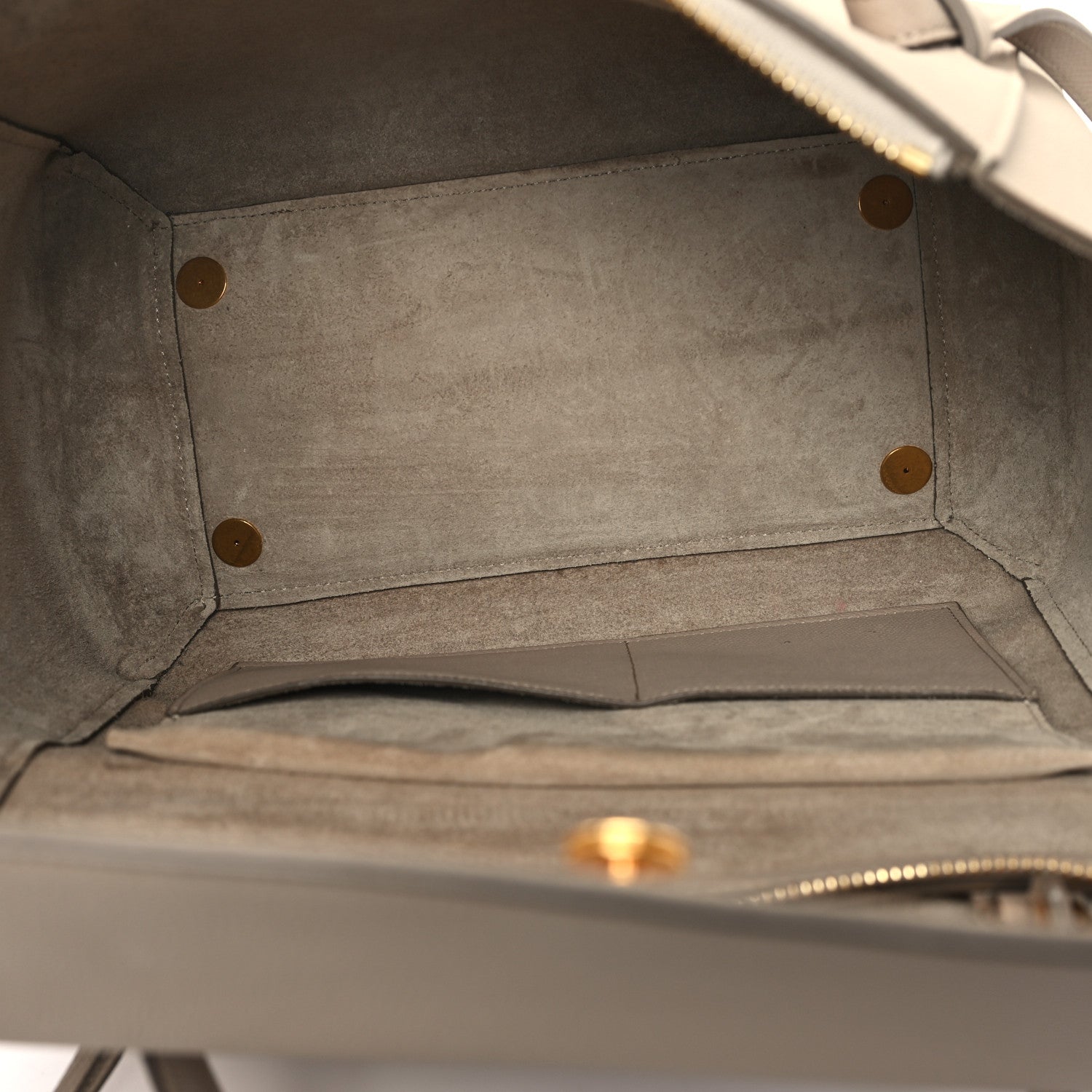 Celine Grained Calfskin Mini Belt Bag Light Taupe 5 of 10