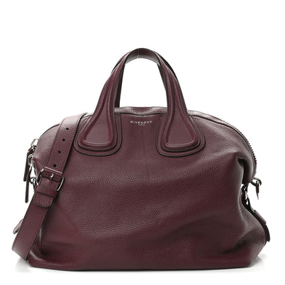 Givenchy Waxy Grained Calfskin Medium Nightingale Oxblood 1 of 16