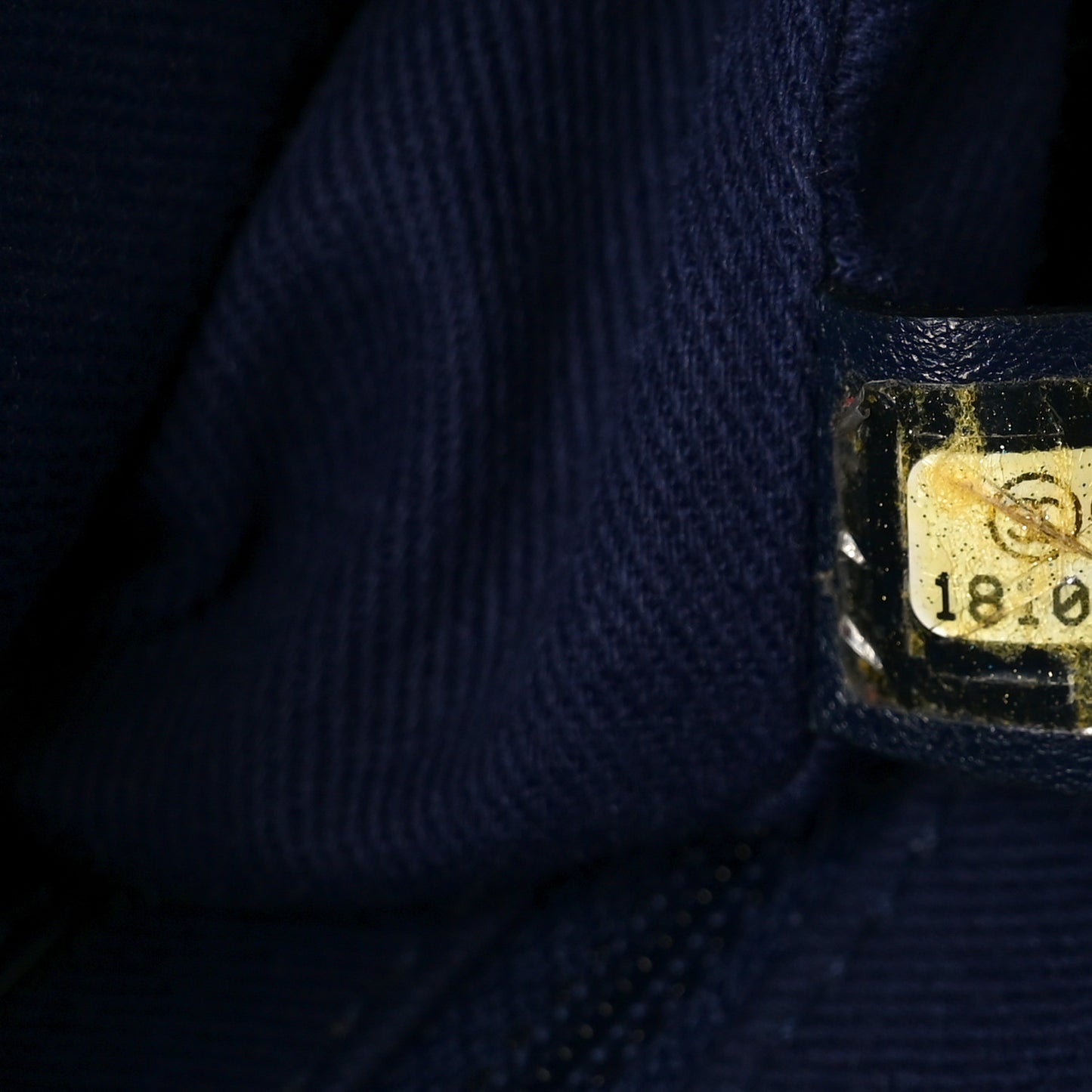 Suede Quilted Whipstitch Mini Flap Blue