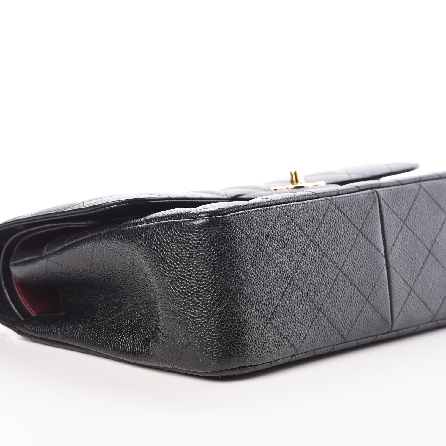 Chanel Caviar Quilted Jumbo Double Flap Black 5 of 10