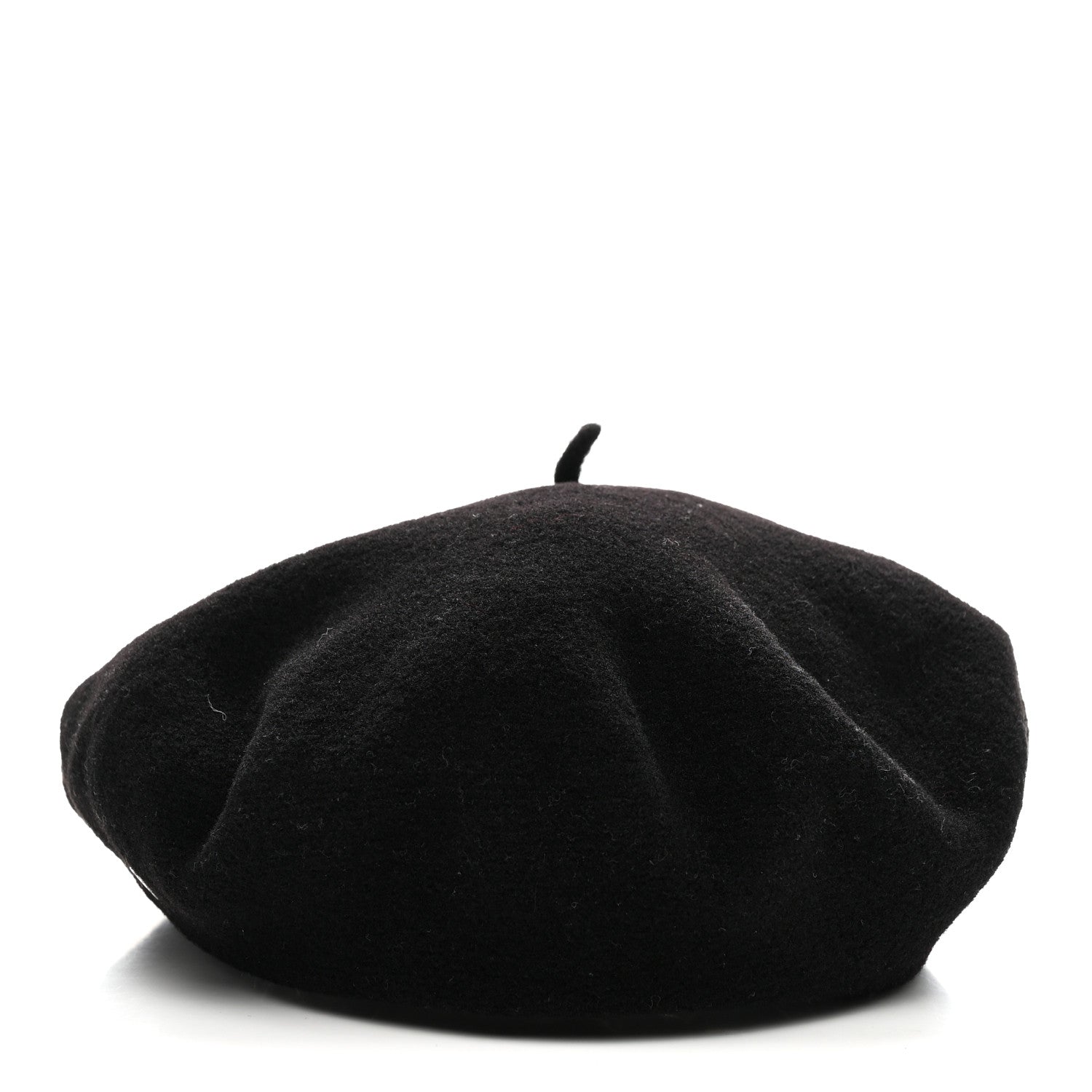 Hermes Merino Wool Silk Brides de Gala En Desordre Bonnie Beret 58 Black 4 of 10