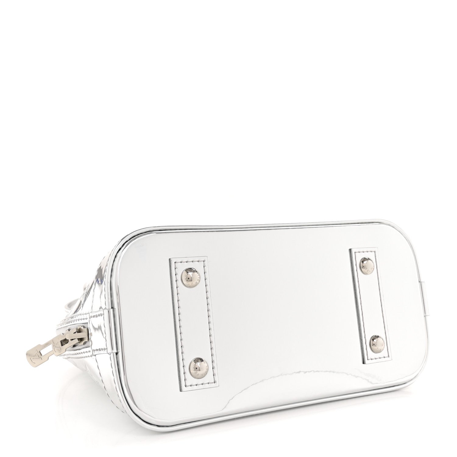 Louis Vuitton Monogram Miroir Alma BB Silver 4 of 10