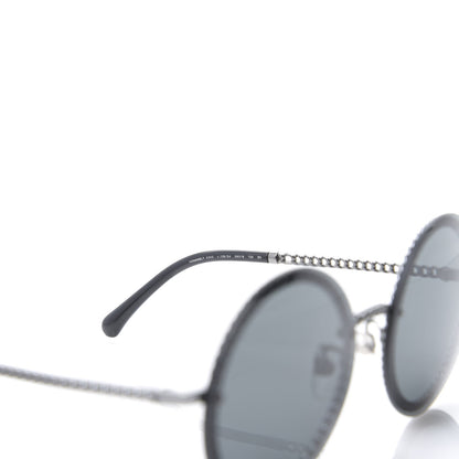 Chanel Round Chain Sunglasses 4245 Gold 6 of 9