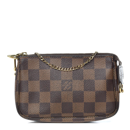Louis Vuitton Damier Ebene Mini Pochette Accessories 1 of 11
