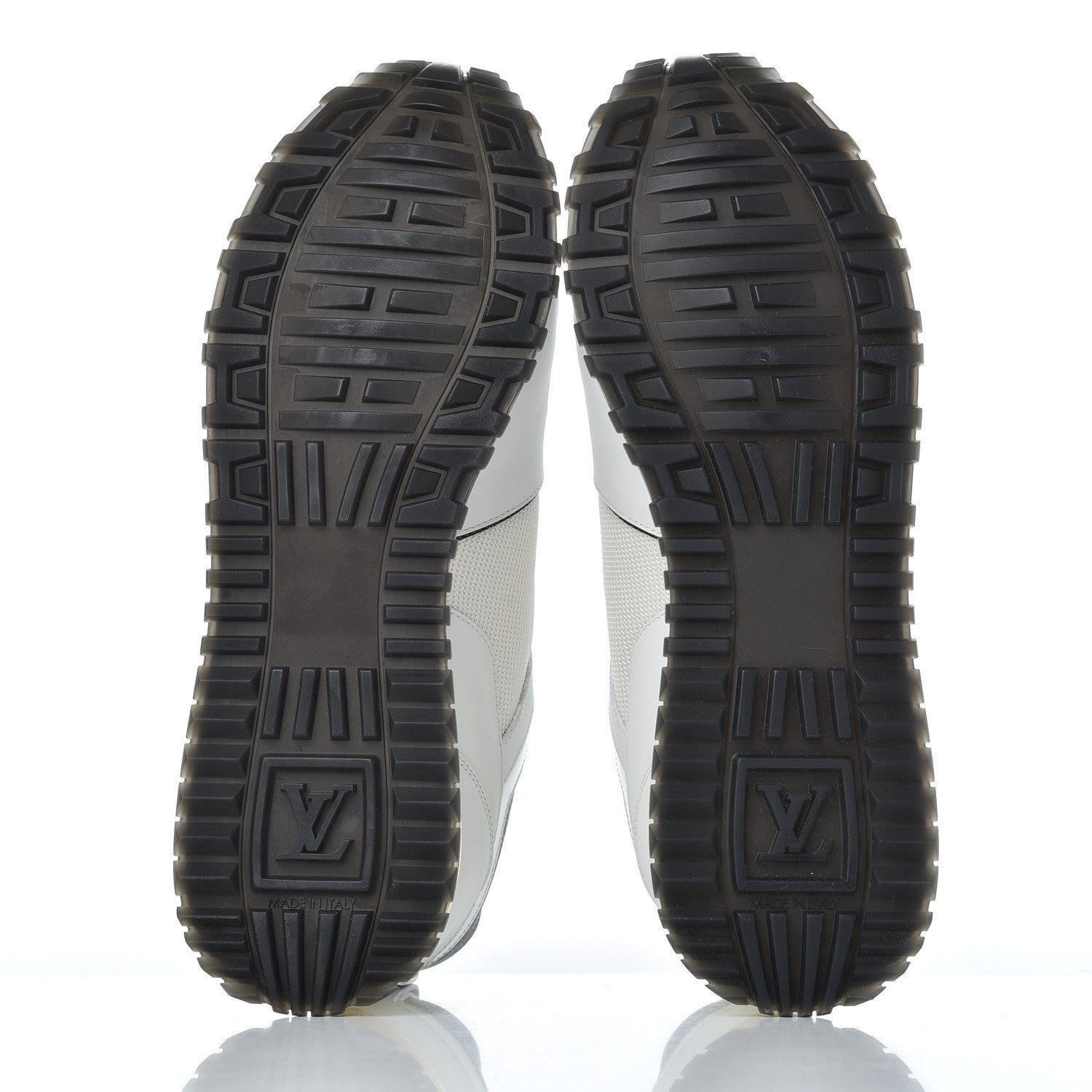 Louis Vuitton Calfskin Monogram Run Away Sneakers 39 White 5 of 9