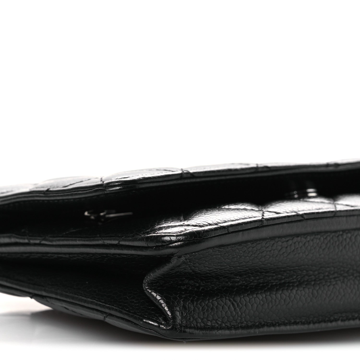 Chanel Caviar Quilted Wallet On Chain WOC Black 10 of 14