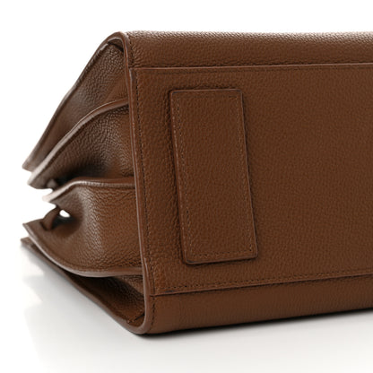 Saint Laurent Grained Calfskin Small Supple Sac De Jour Moka 9 of 16