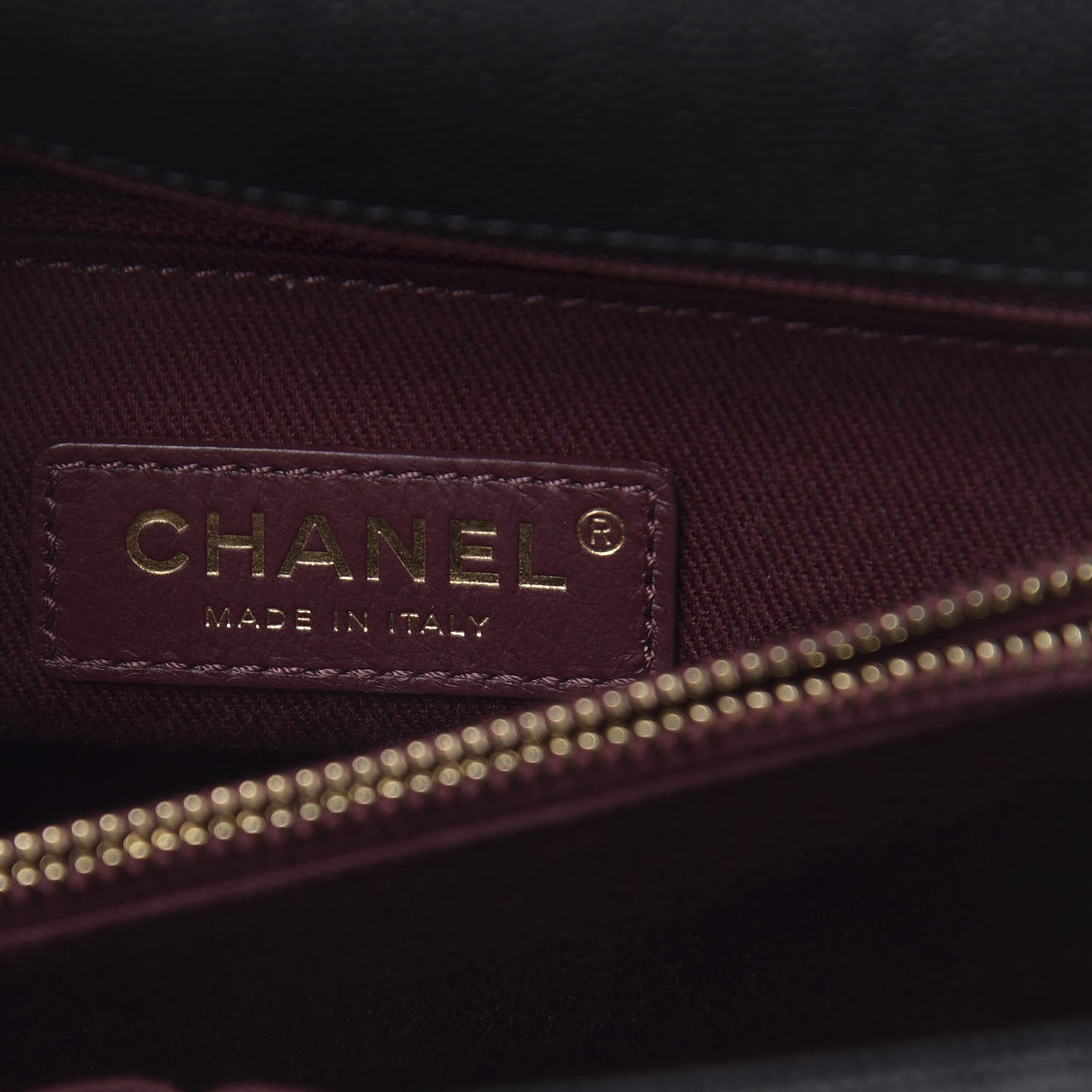 Chanel Caviar Lizard Embossed Chevron Quilted Medium Coco Handle Flap Black 6 of 11