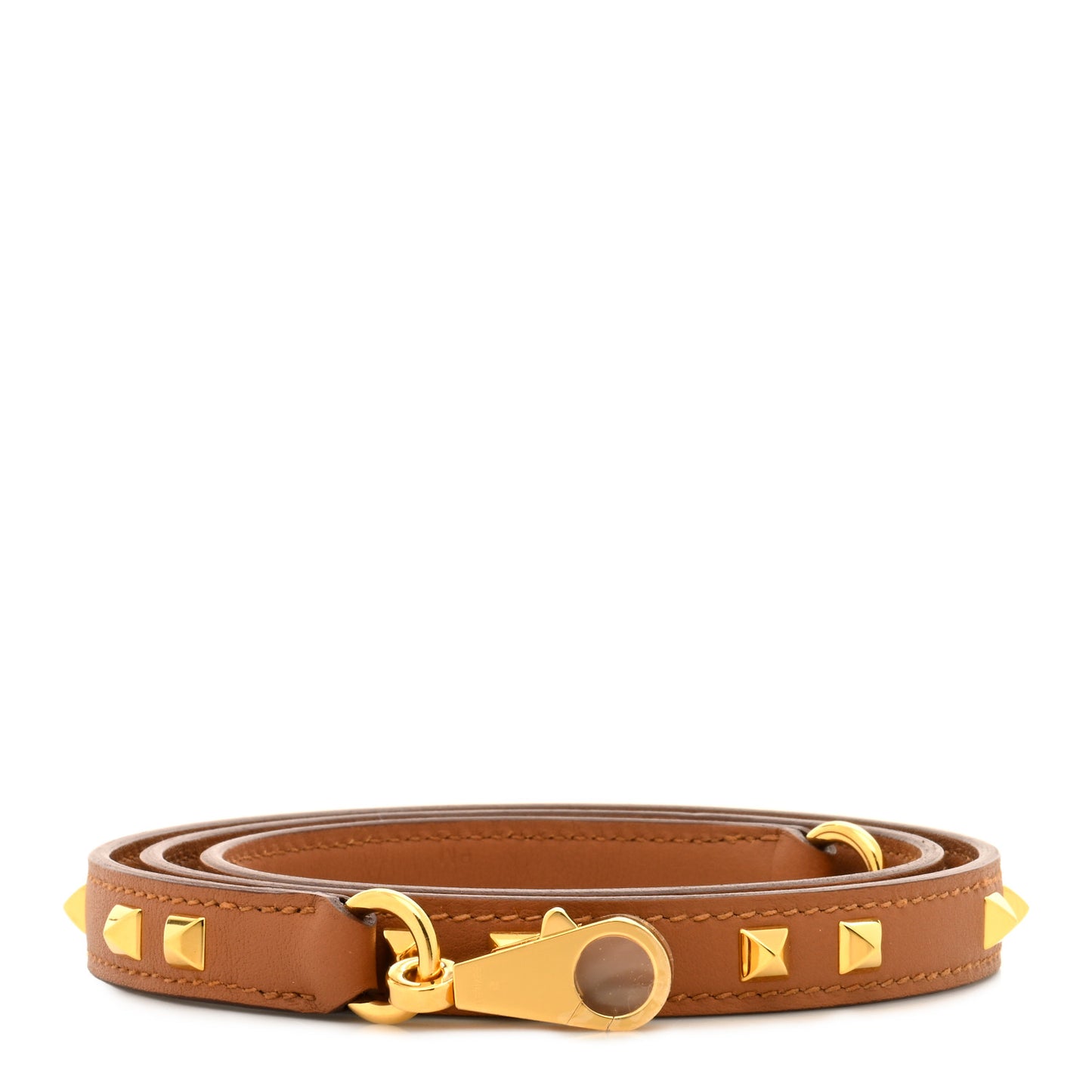 Swift 16mm Mini Dog Carres Bag Strap Gold