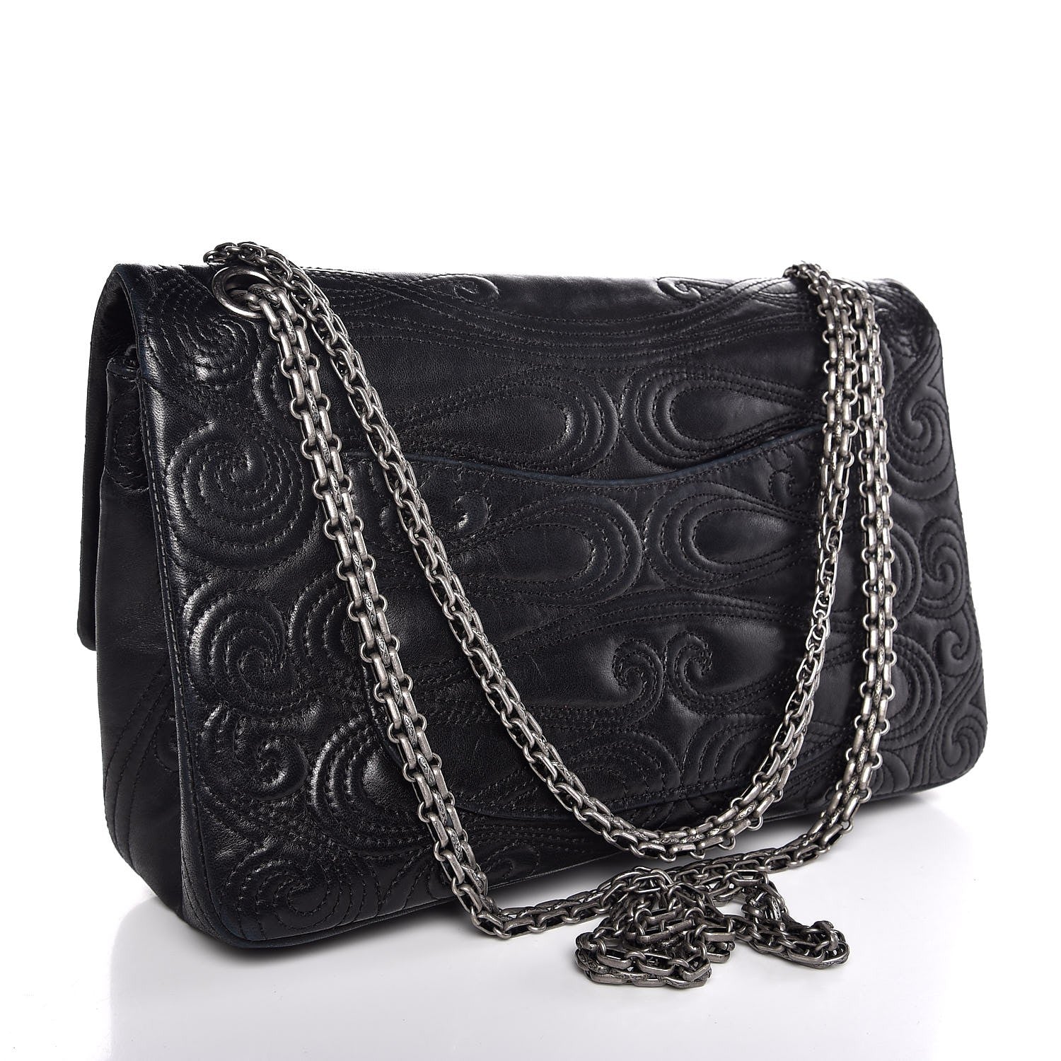 Chanel Lambskin 2.55 Reissue 226 Moscou Flap Black 3 of 7