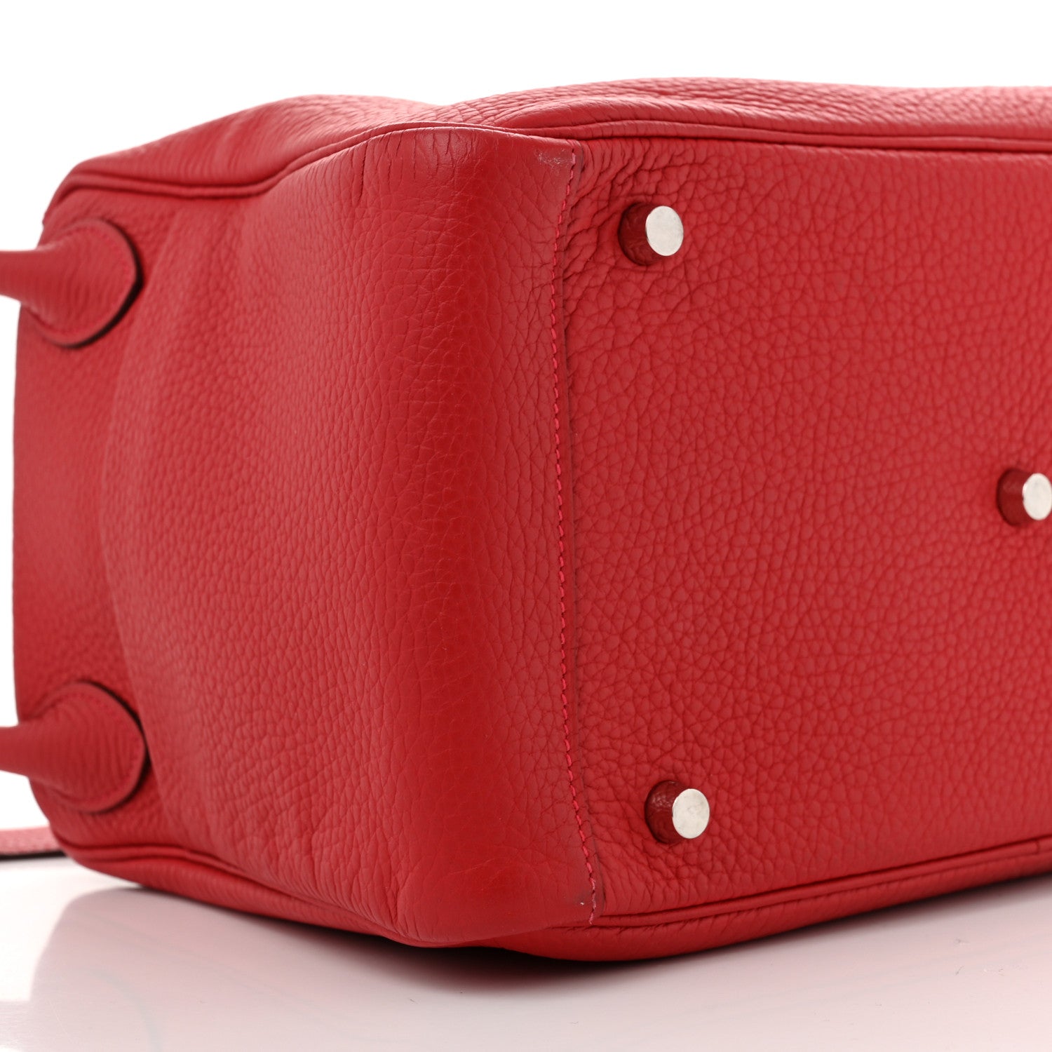 Hermes Taurillon Clemence Lindy 30 Rouge Casaque 9 of 14