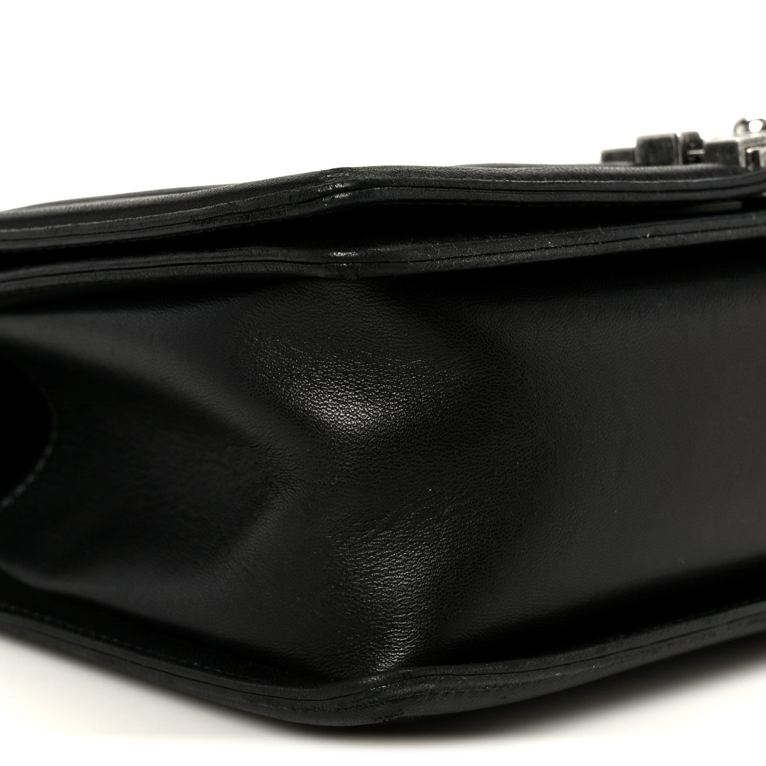 Chanel Lambskin Quilted Medium Boy Flap Black 9 of 10