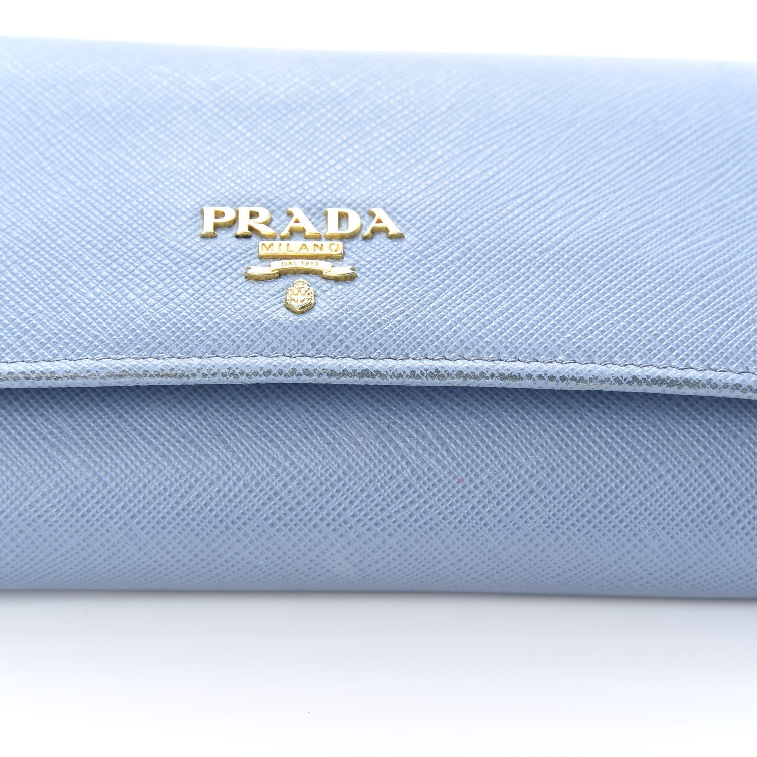 Prada Saffiano Multicolor Continental Flap Wallet Astrale Mare 8 of 16