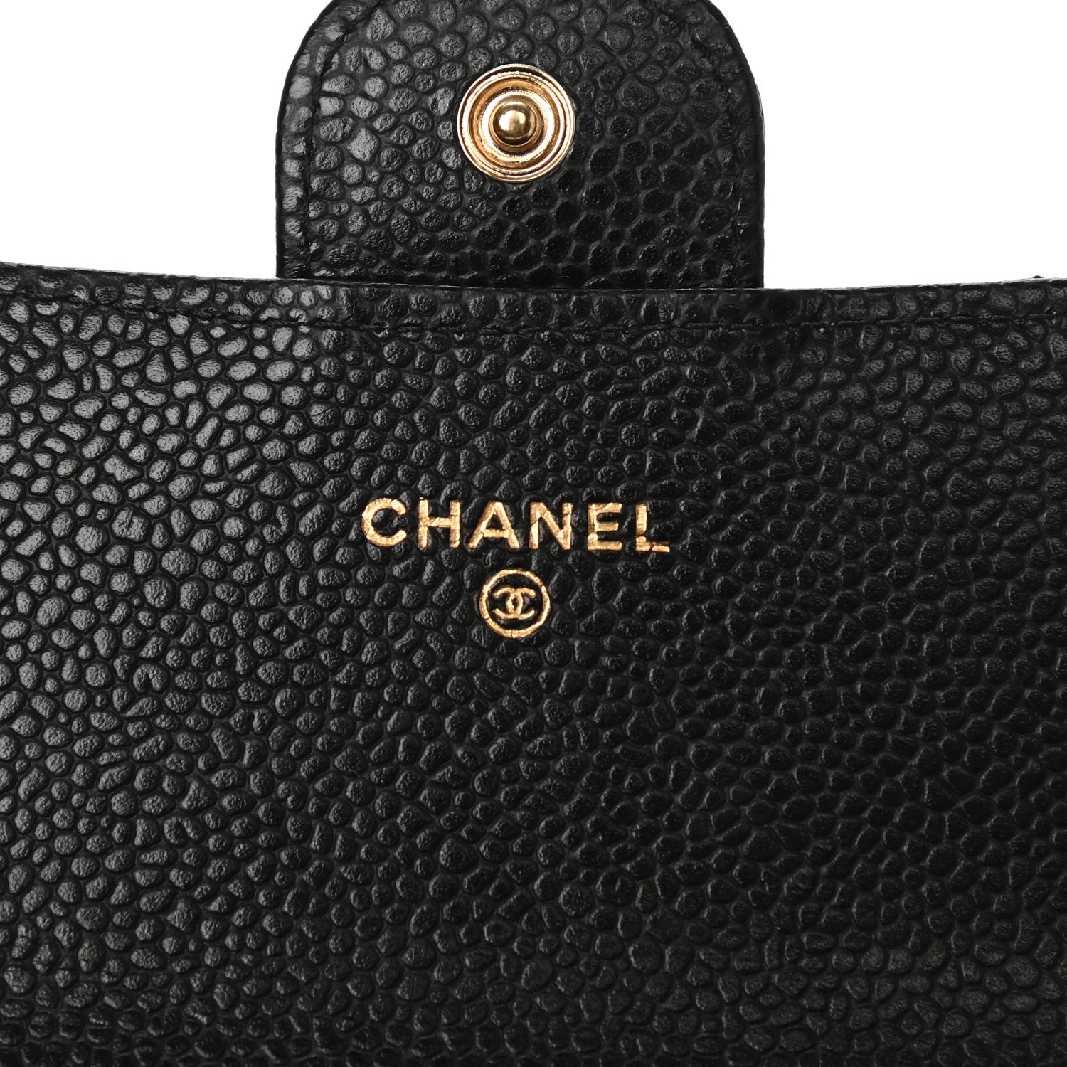 Chanel Caviar Quilted Large Flap Gusset Wallet Black 6 of 9