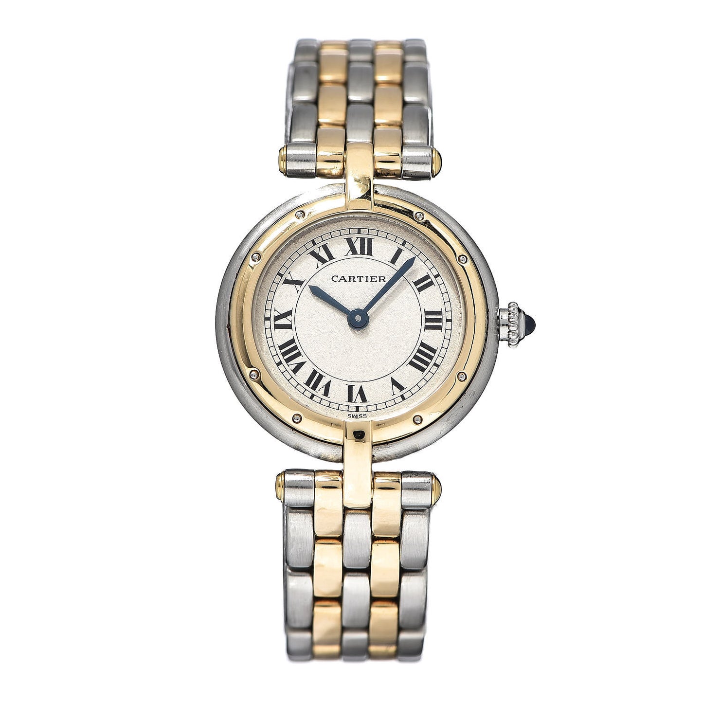 Stainless Steel 18K Yellow Gold 24mm Panthere Vendome Quartz Watch