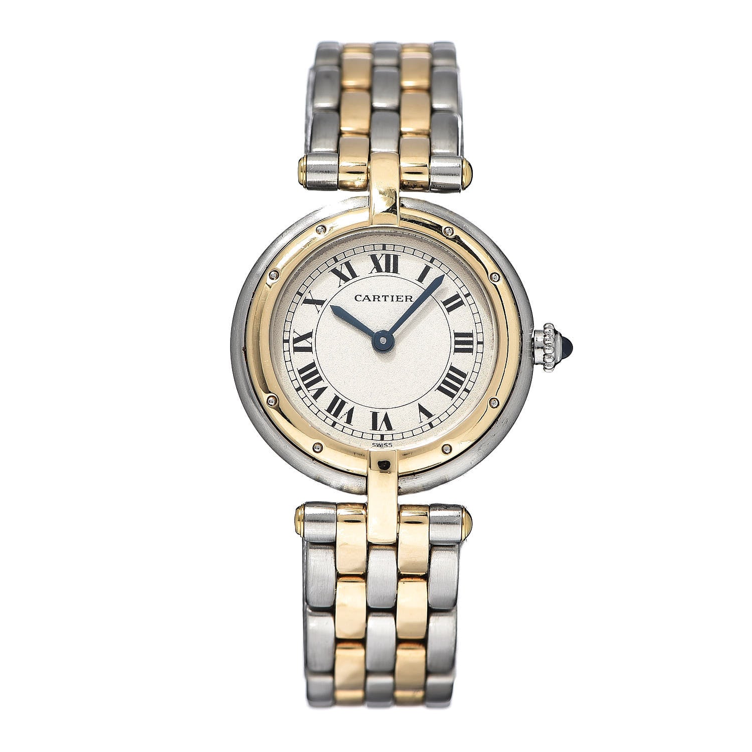 Cartier Stainless Steel 18K Yellow Gold 24mm Panthere Vendome Quartz Watch 1 of 6