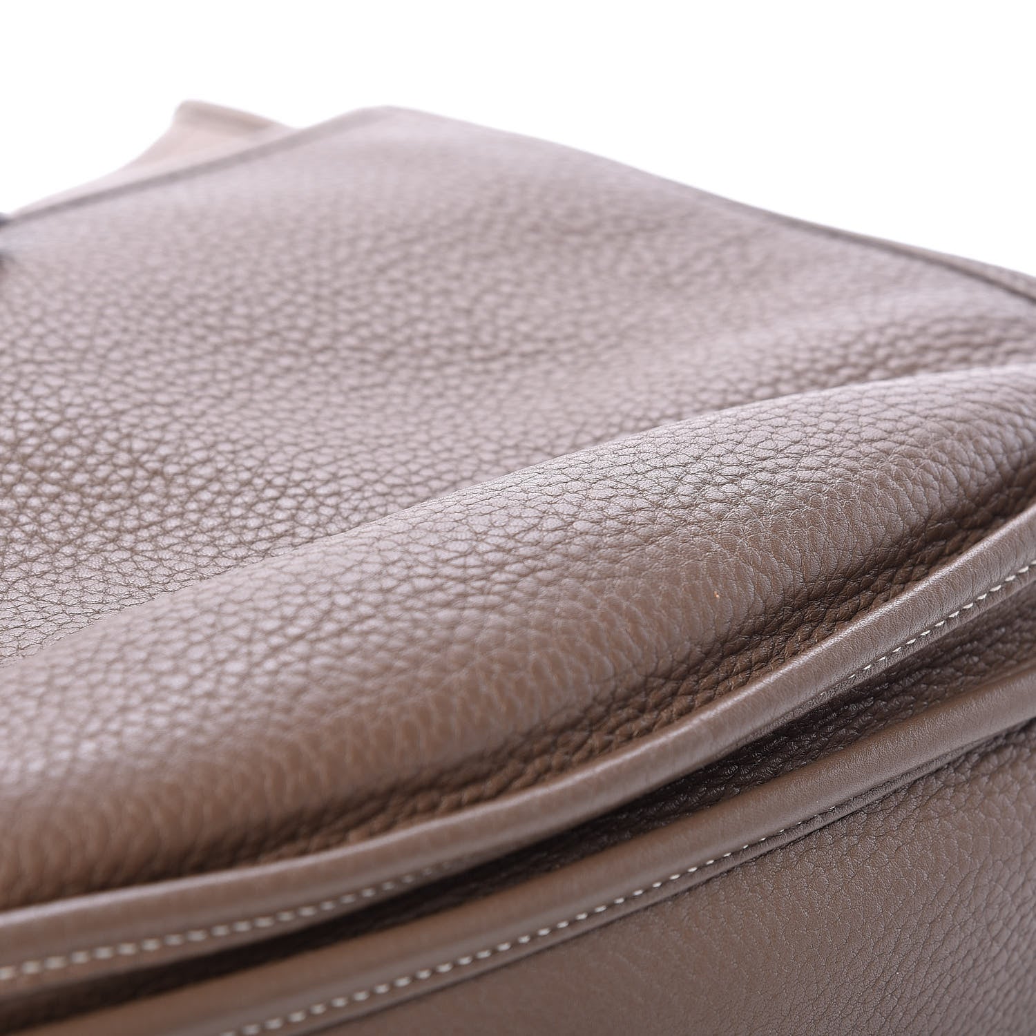 Hermes Taurillon Clemence Evelyne III PM Etoupe 16 of 16
