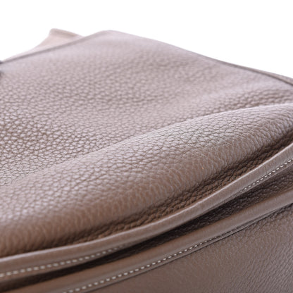 Hermes Taurillon Clemence Evelyne III PM Etoupe 16 of 16