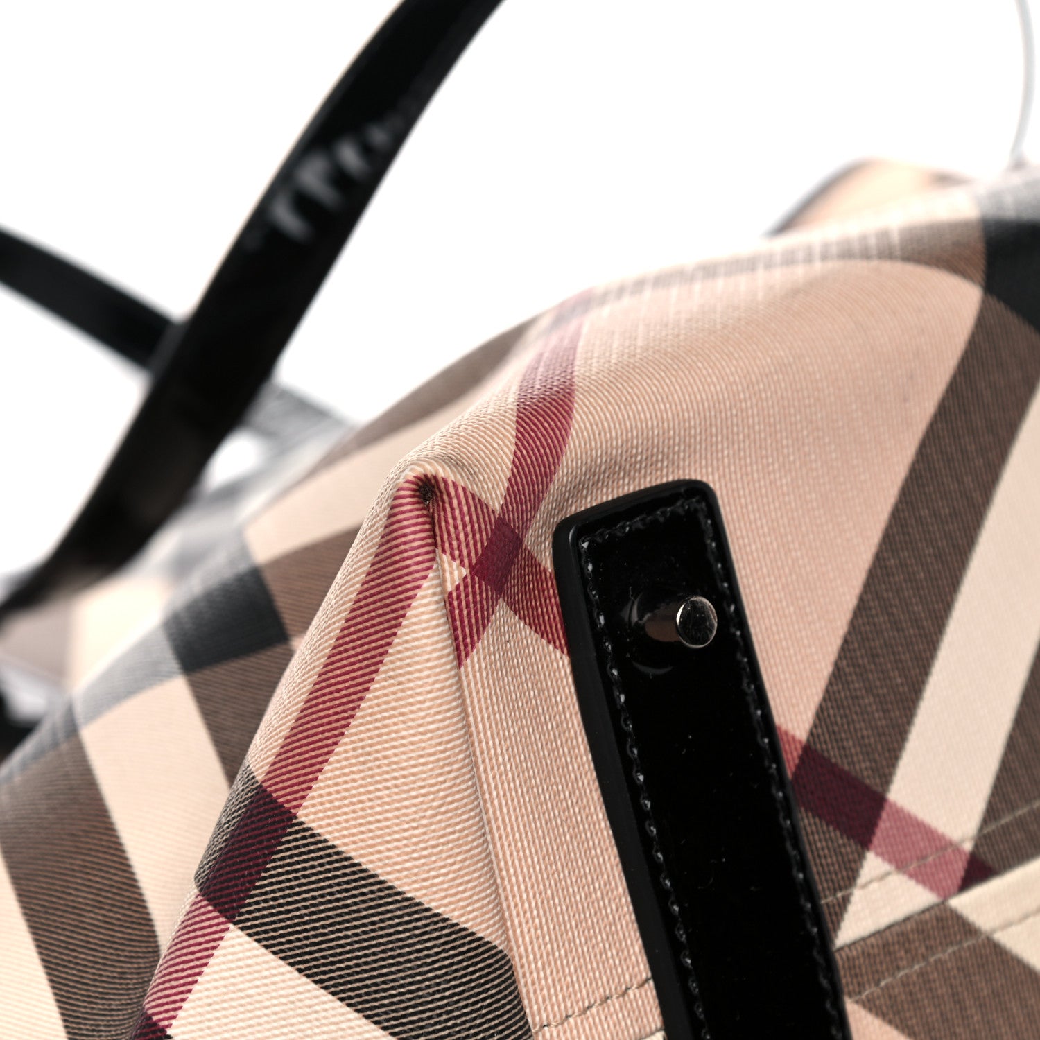 Burberry Nova Check Large Nickie Tote Black 12 of 18