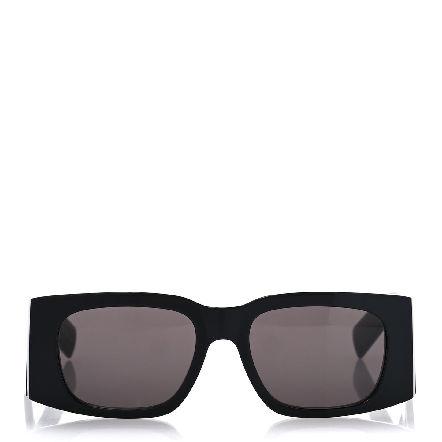 Acetate Rectangular Sunglasses SL 654 Black