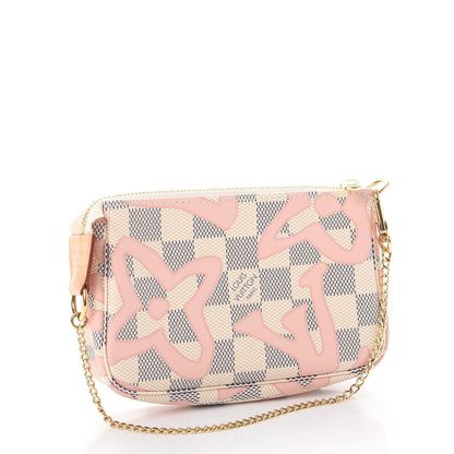 Louis Vuitton Damier Azur Tahitienne Mini Pochette Accessories 3 of 7