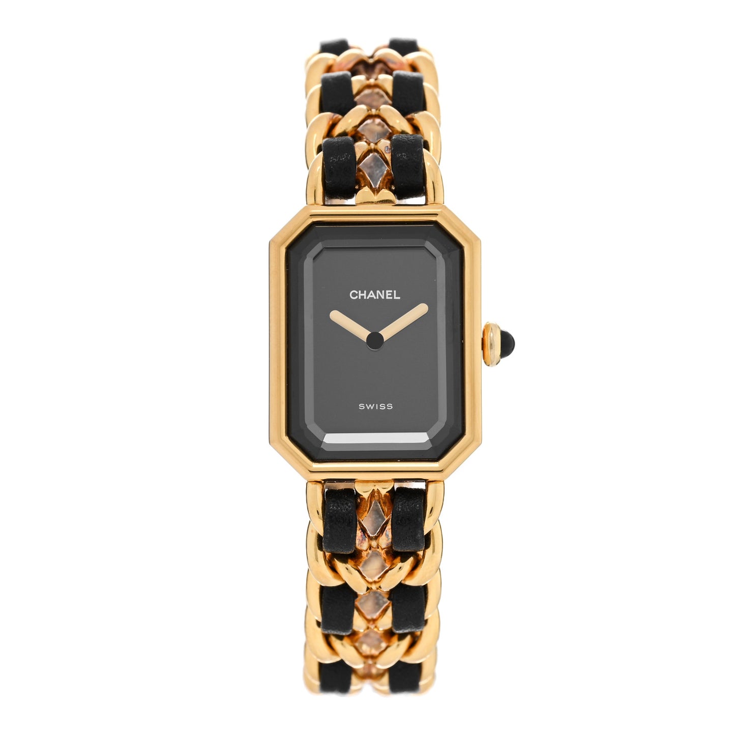 Stainless Steel Lambskin 20mm Chain Premiere Quartz Watch Gold M