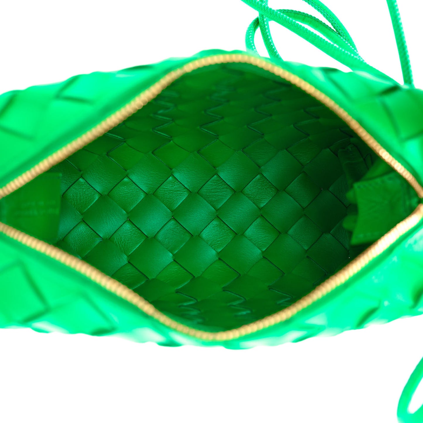 Nappa Intrecciato Mini Loop Camera Bag Parakeet