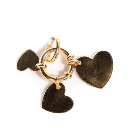 Christian Dior 18K Yellow Gold Heart Charm Pendant 3 of 4