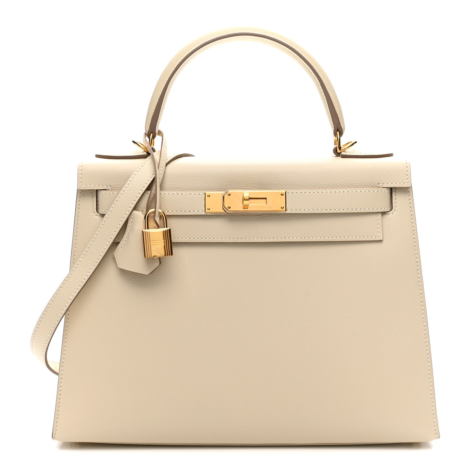 Hermes Epsom Kelly Sellier 28 Craie 1 of 17