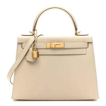 Hermes Epsom Kelly Sellier 28 Craie 1 of 17