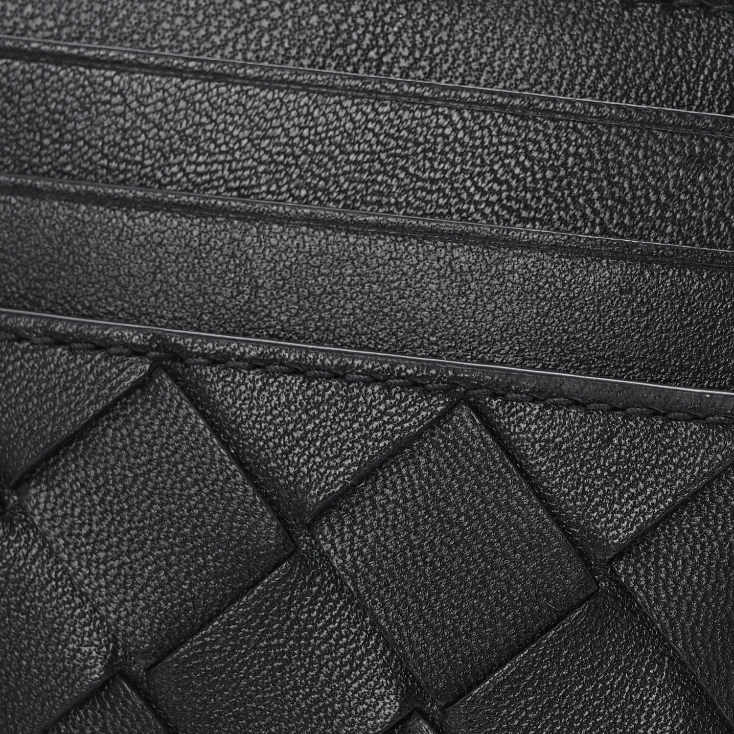 Bottega Veneta Nappa Intrecciato VN Card Case Black 9 of 11