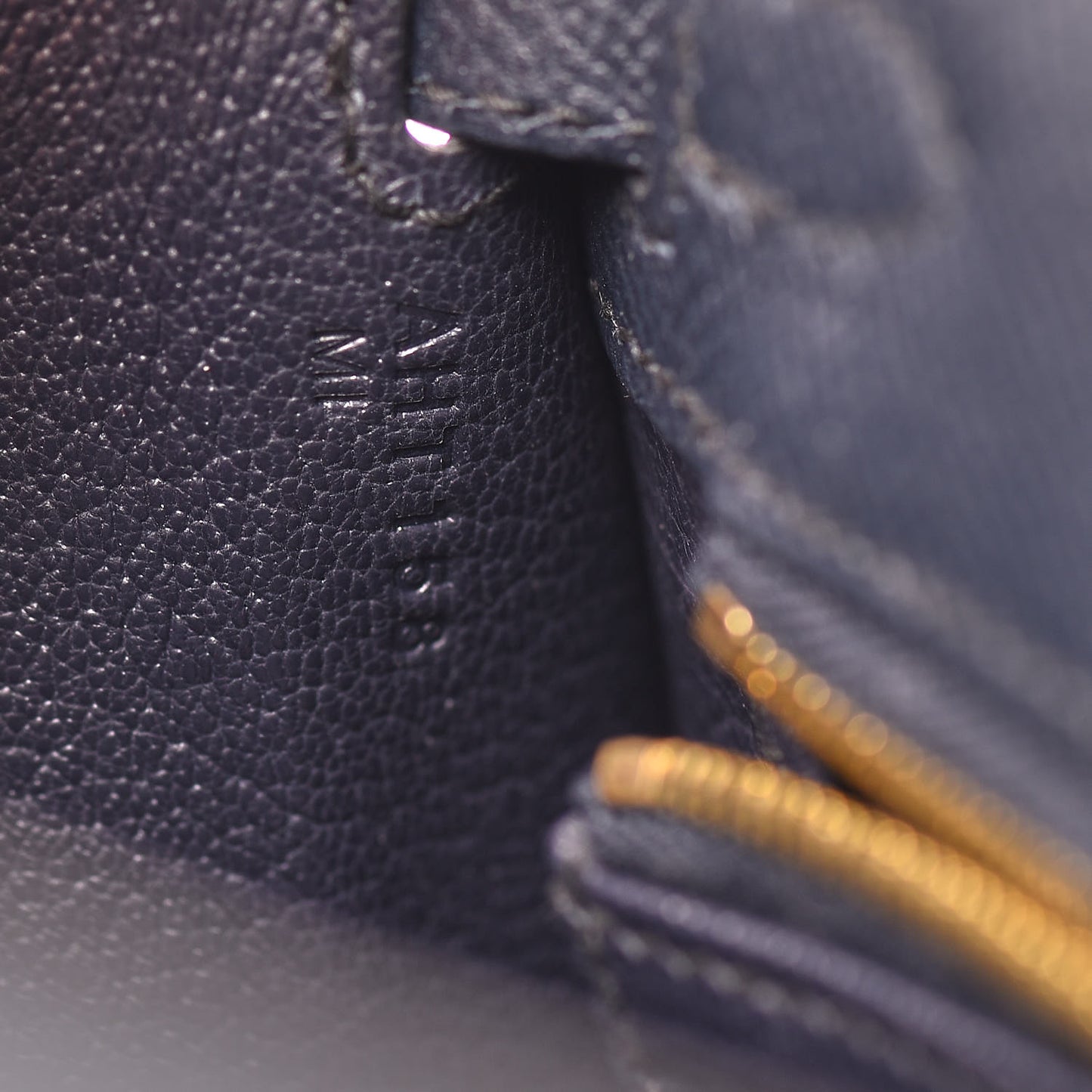 Epsom Kelly Sellier 25 Bleu Indigo