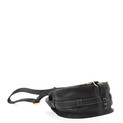 Chloe Calfskin Mini Marcie Round Crossbody Bag Black 4 of 8