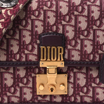Christian Dior Oblique DiorAddict Flap Bag Burgundy 8 of 12