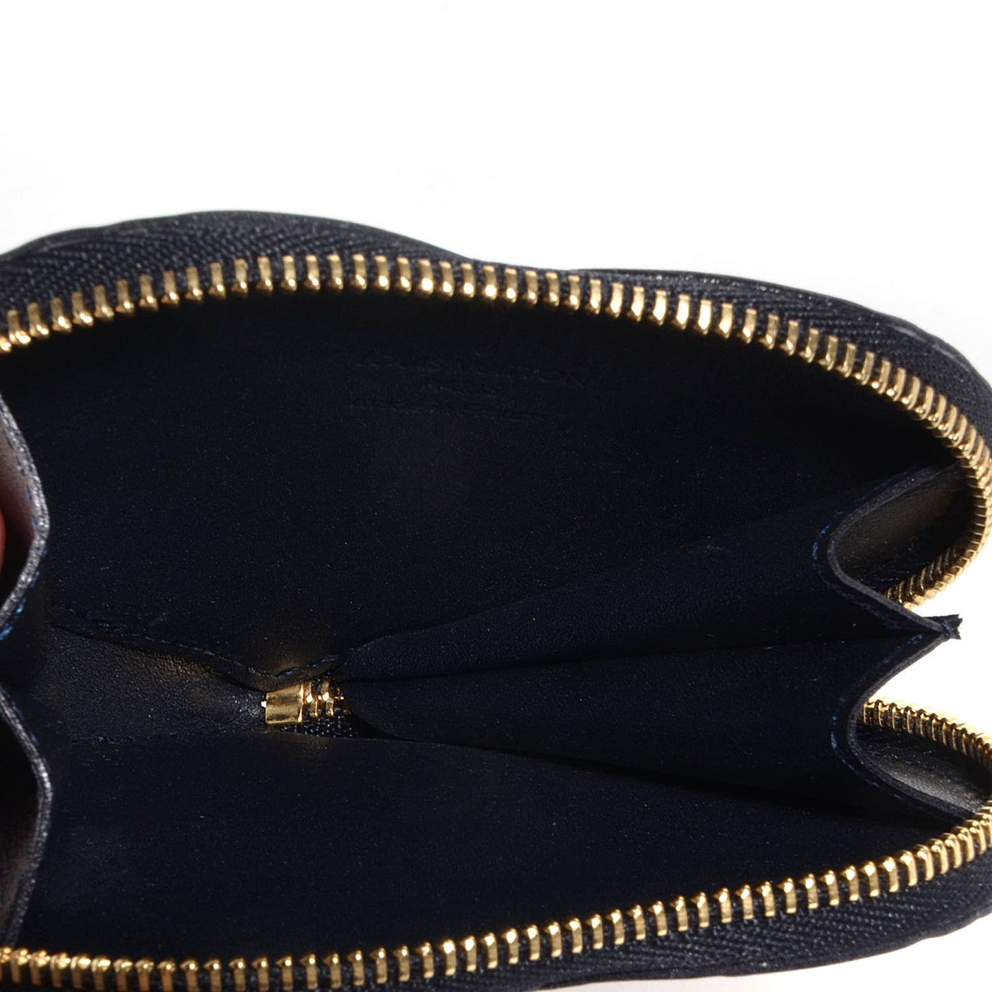 Vernis Leopard Coeur Heart Coin Purse Blue Infini