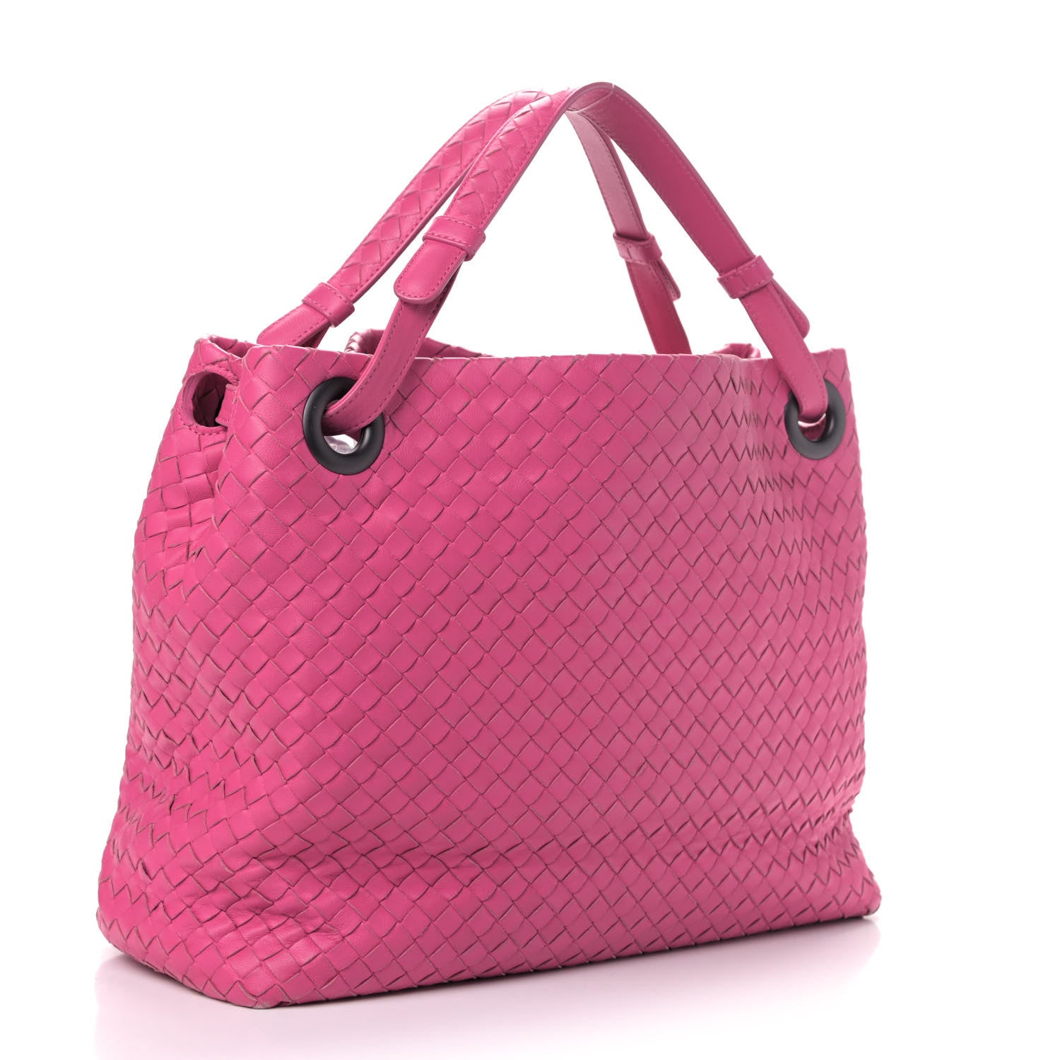 Bottega Veneta Nappa Intrecciato Medium Garda Bag Rosa Shock 2 of 4