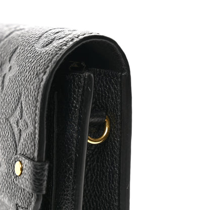 Louis Vuitton Empreinte Vavin Chain Wallet Black 9 of 10