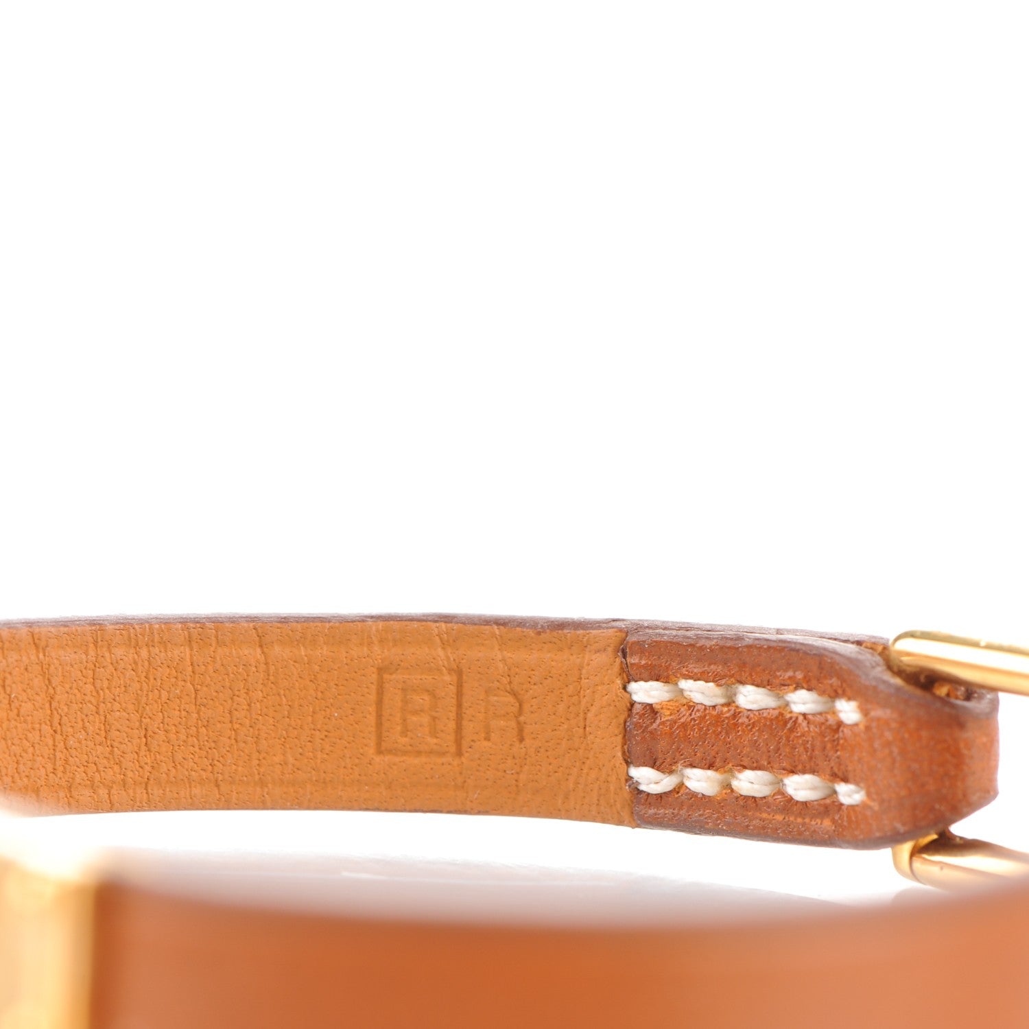 Hermes Barenia Micro Kelly Bracelet M Fauve 6 of 6