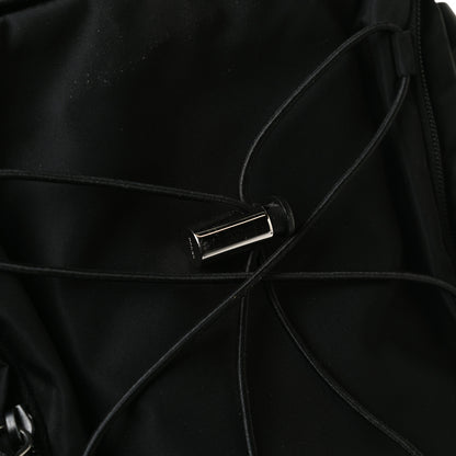 Prada Nylon Montagna Compression Backpack Black 12 of 14