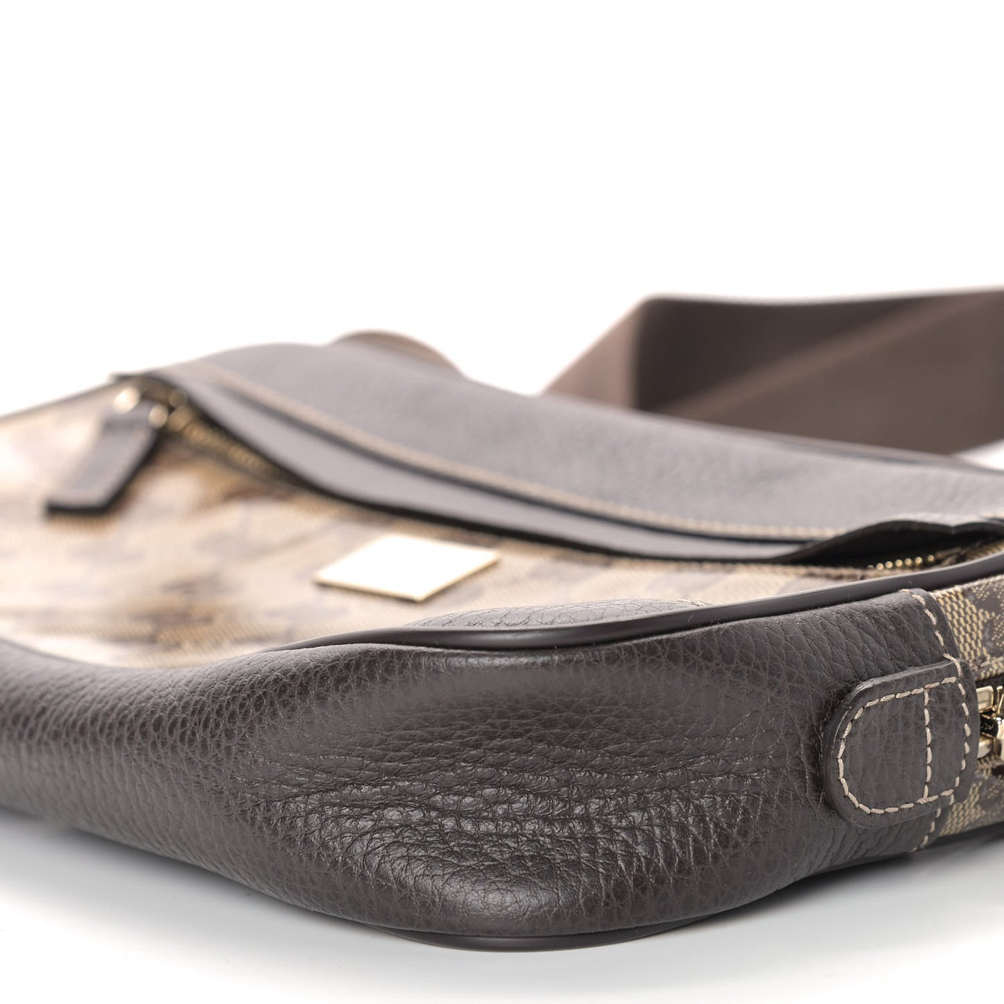 Crystal Monogram Belt Bag Brown