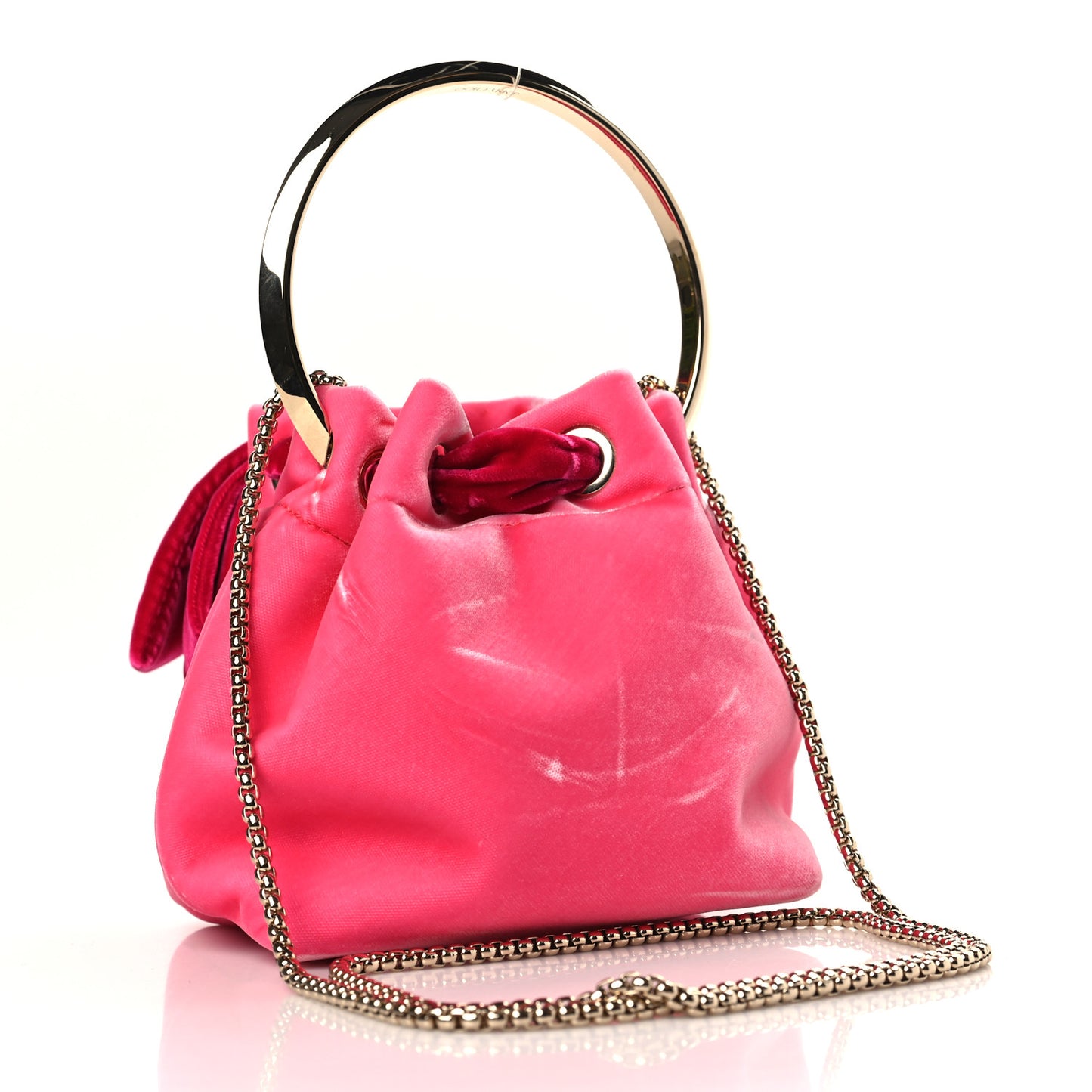 Velvet Bon Bon Bag Pink
