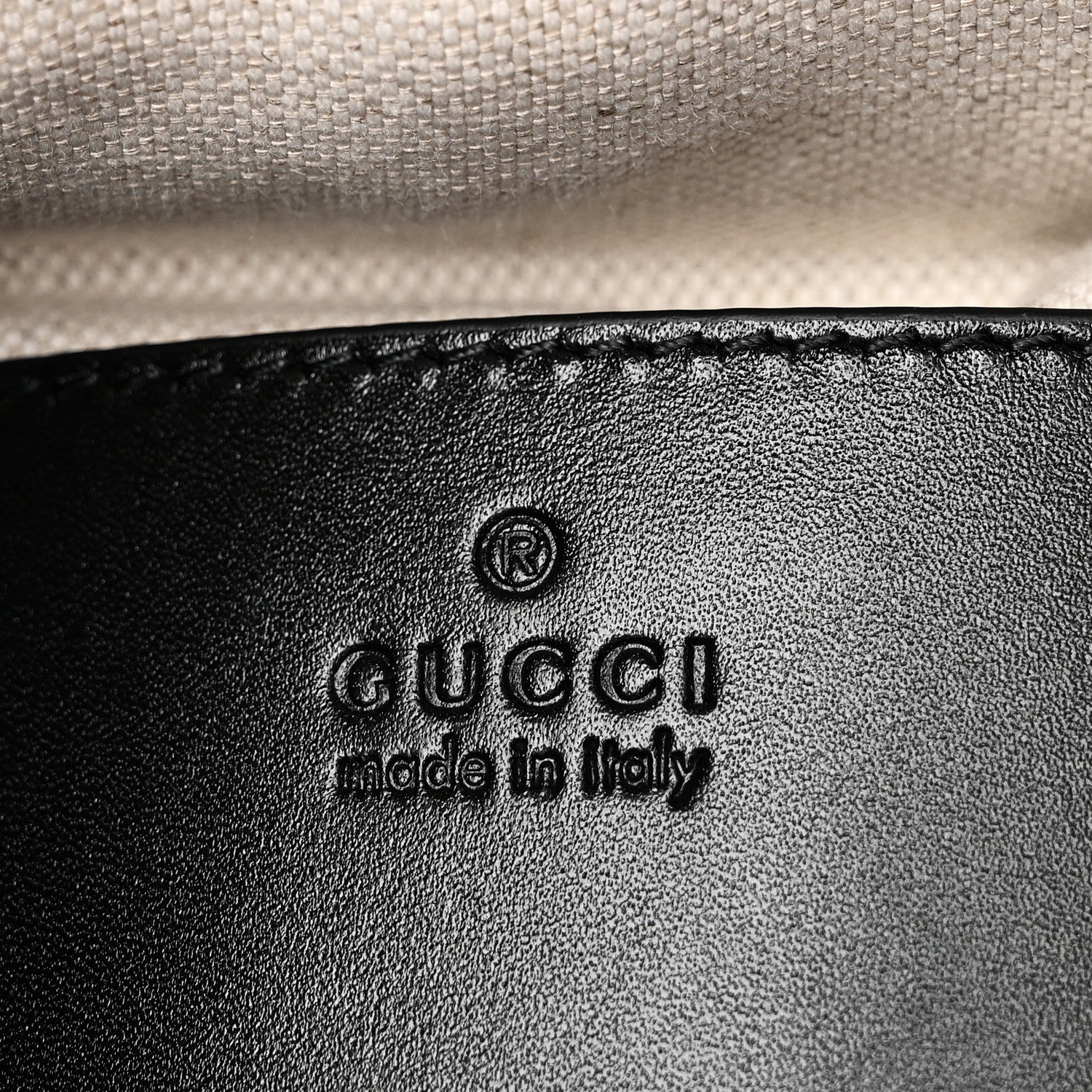 Gucci Calfskin Bamboo Backpack Black 6 of 10