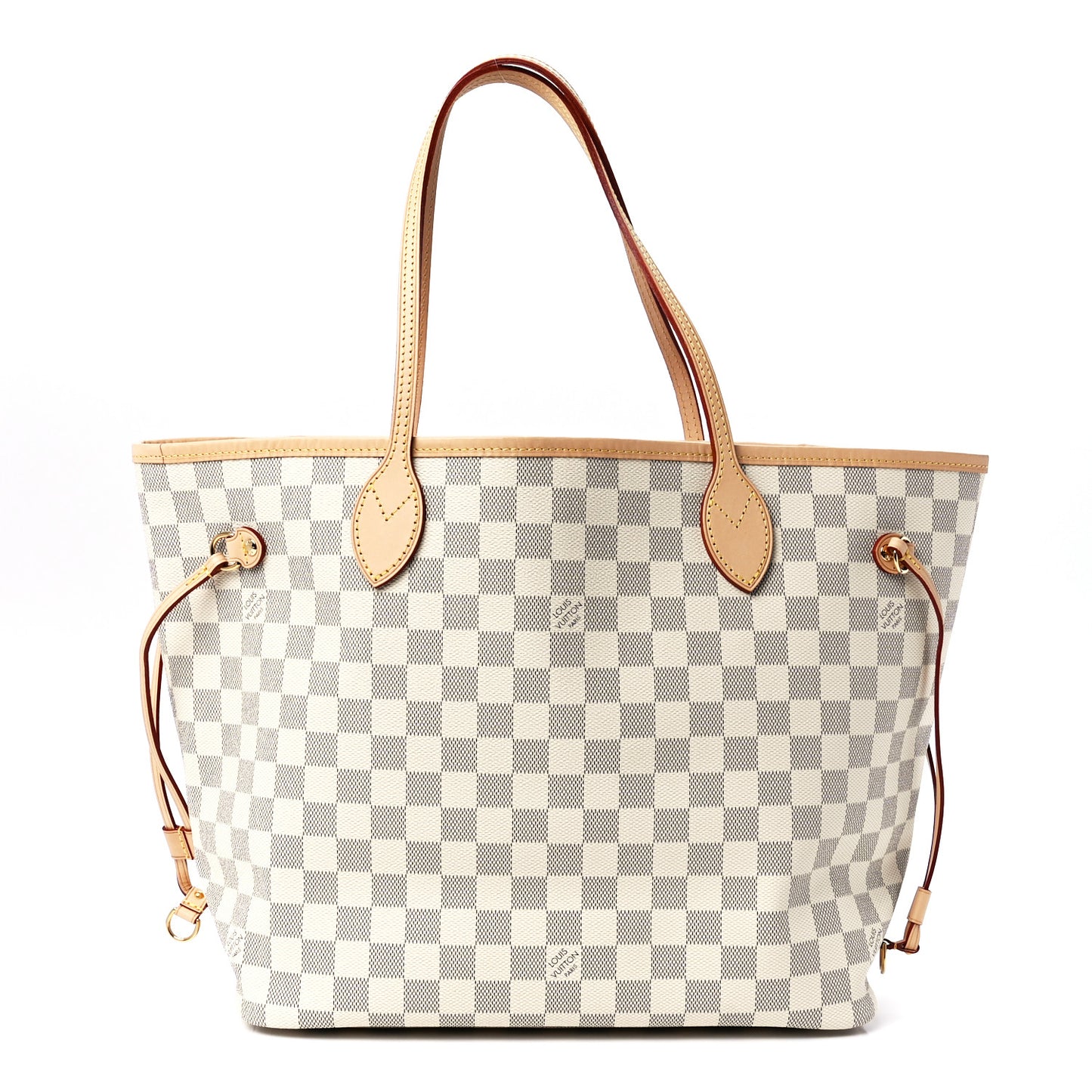 Damier Azur Neo Neverfull MM Rose Ballerine