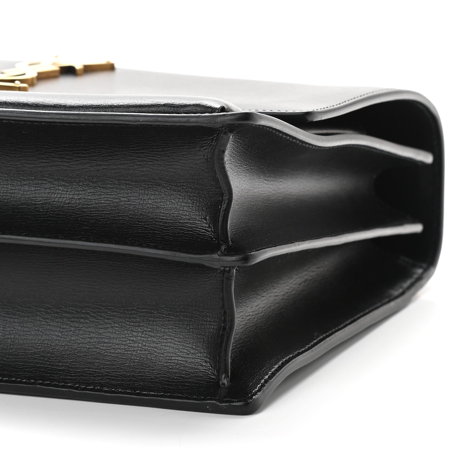 Saint Laurent Calfskin Large Monogram Sunset Black 8 of 8