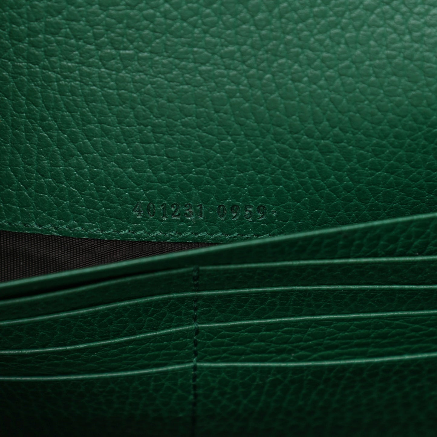 Calfskin Mini Dionysus Chain Wallet Emerald