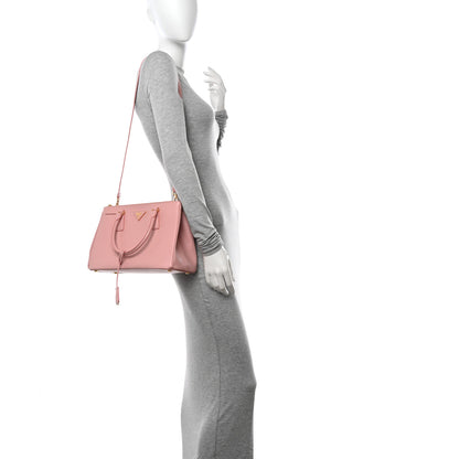 Prada Saffiano Lux Small Double Zip Tote Orchidea 2 of 11