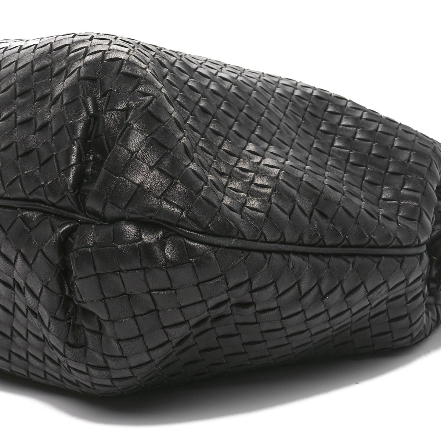 Nappa Intrecciato Frame Tote Black