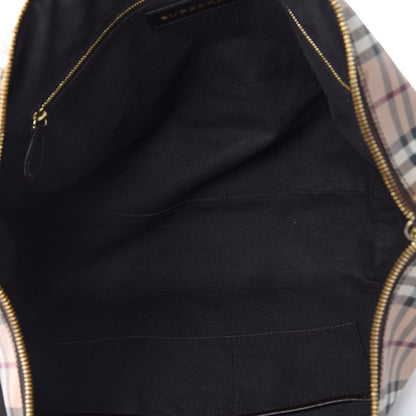 Burberry Haymarket Check Medium Salisbury Tote Chocolate 5 of 11